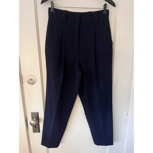 Womens A.L.C Navy Blue Trouser Pants Sz 4